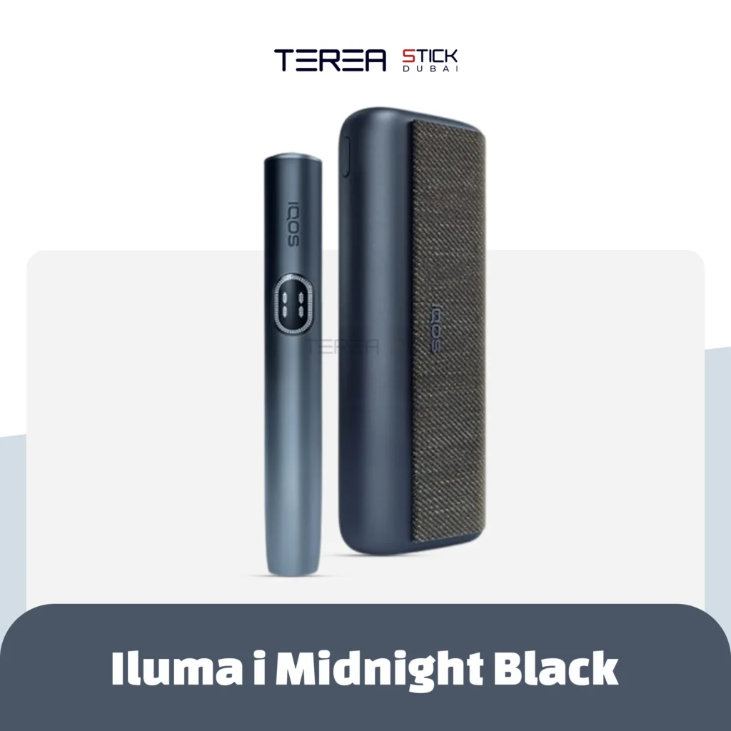 IQOS ILUMA I Prime Black luxury design available in UAE