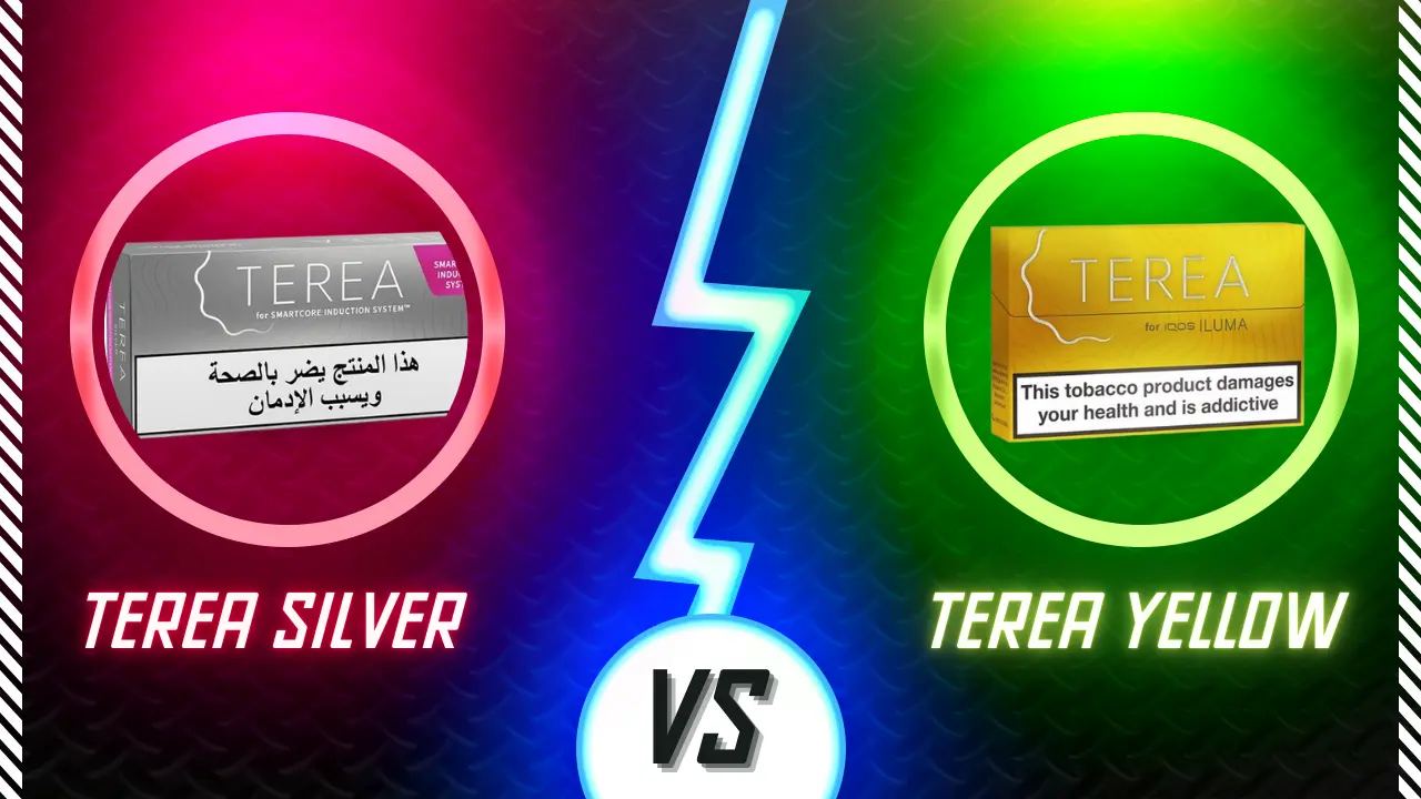 Iqos Terea Silver Vs Terea Yellow Sticks in Dubai
