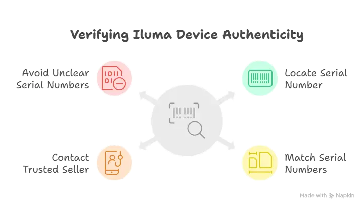 How to Verify the Serial Number of an Iluma Device in Dubai